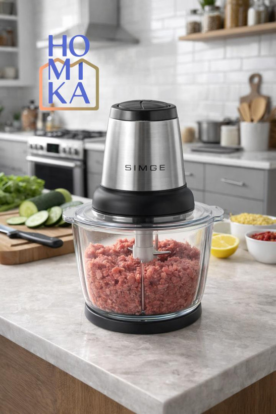 خردکن برقی سیمگه مدل S-CH-021 | خردکن خانگی با تیغه استیل ضدزنگ